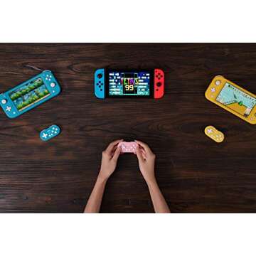 Nargos 8Bitdo Zero 2 Bluetooth Key Chain Sized Mini Controller for Nintendo Switch, Windows, Android and macOS (Turquoise Edition)