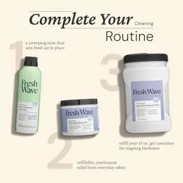 Fresh Wave Odor Removing Gels Bundle: (3) 15 oz. Gels - Lemon, Lavender, Original