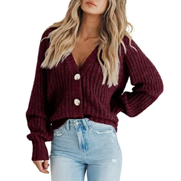 PRETTYGARDEN Women's Cozy Button-Down Cardigan Sweater