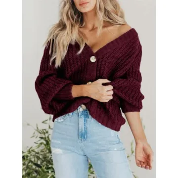 PRETTYGARDEN Women's Cozy Button-Down Cardigan Sweater