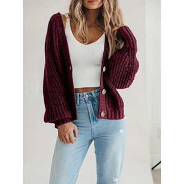 PRETTYGARDEN Women's Cozy Button-Down Cardigan Sweater