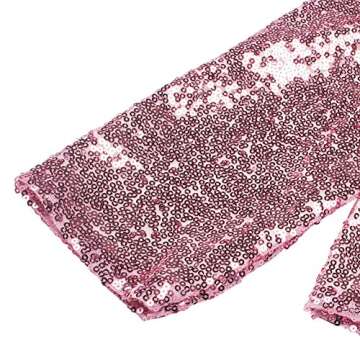 IWEMEK Shiny Sequin Cocktail Bodycon Dress for Women