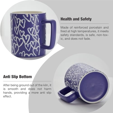 Elegant 14oz Ceramic Coffee Cup for Your Favorite Brews