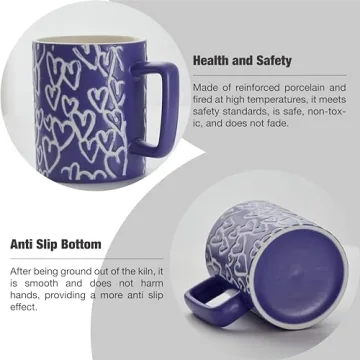 Elegant 14oz Ceramic Coffee Cup for Your Favorite Brews