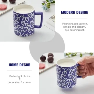 Elegant 14oz Ceramic Coffee Cup for Your Favorite Brews