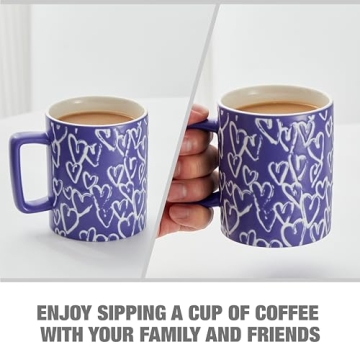 Elegant 14oz Ceramic Coffee Cup for Your Favorite Brews