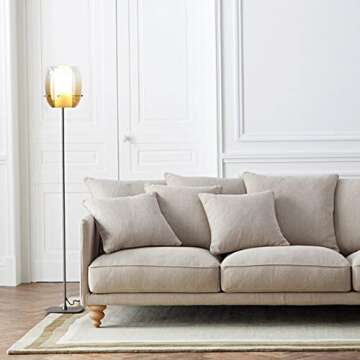 Gaahing Paintable Wall Molding Trim | Peel and Stick Self-Adhesive Chair Rail | DIY Home Decor on Cabinet Bacakground Frame (9.8ft x 1.06in, White)