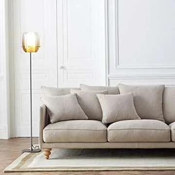 Gaahing Paintable Wall Molding Trim | Peel and Stick Self-Adhesive Chair Rail | DIY Home Decor on Cabinet Bacakground Frame (9.8ft x 1.06in, White)