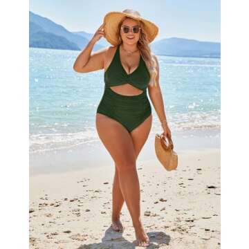 Blooming Jelly One Piece Swimsuit for Women - Stylish & Flattering