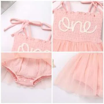 Stylish IMEKIS First Birthday Outfit for Baby Girls