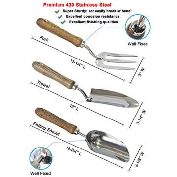 Sunphio Gardening Tools Set with Gift Box for Gardeners