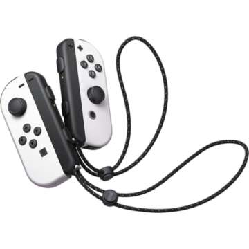 Nintendo Switch OLED White Joy-Cons (L/R) Pair (Renewed) - Enhance Your Gaming Experience