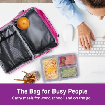 Bentgo Deluxe Insulated Lunch Bag with Adjustable Straps