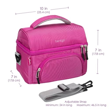 Bentgo Deluxe Insulated Lunch Bag with Adjustable Straps