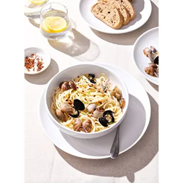 LE TAUCI Pasta Bowls Set of 4, Stylish and Practical