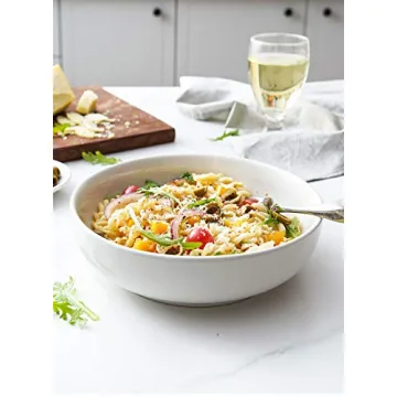 LE TAUCI Pasta Bowls Set of 4, Stylish and Practical