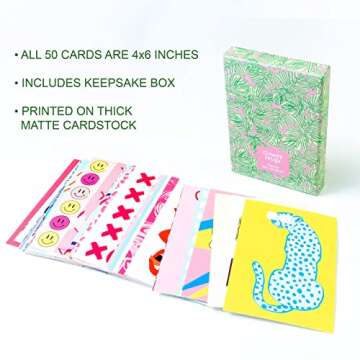 Cloncep Design Preppy Room Decor Collage Kit, 50 PCS, 4x6 Inch, Preppy Stuff Decor for Wall, Preppy Wall Collage, Preppy Pictures for Wall, Aesthetic Room Decor