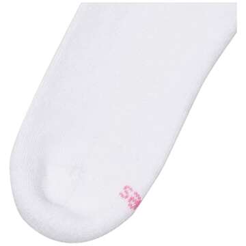 Hanes Women's Ultimate Comfort Toe Seamed Ankle Socks Pack Of 6
