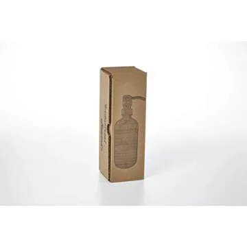 Stylish Black Glass Soap Dispenser with Non-Slip Coaster