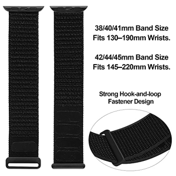 Durable Nylon Sport Loop Band for Apple Watch - Comfort & Style