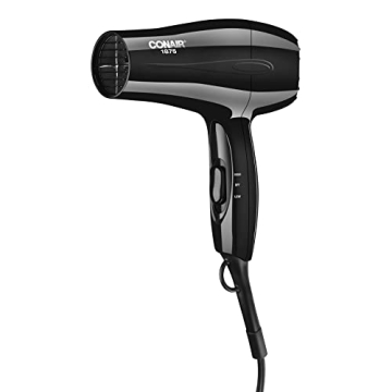 Conair 1875W Mid-Size Hair Dryer for Fast Drying