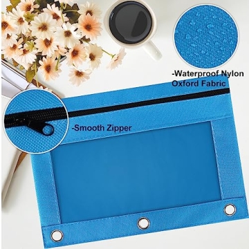 Durable Gloween Pencil Pouches for 3 Ring Binder Assorted