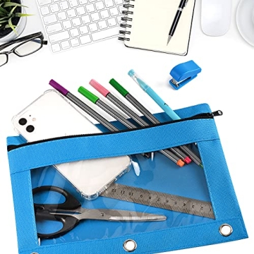 Durable Gloween Pencil Pouches for 3 Ring Binder Assorted