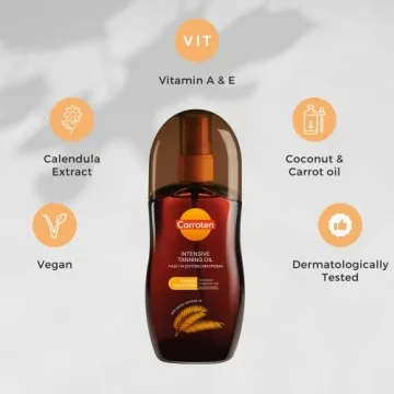 Carroten Tanning Oil for Fast Bronzing & Hydrated Skin