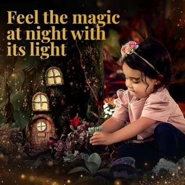 Fairy Doors for Trees, Fairy Door, Fairy Garden, Fairy House Kit, Fairy Garden Decor, Fairy Garden Accessories Outdoor kit, Fairy Doors for Trees Outdoor, Gnome House, Fairy Doors