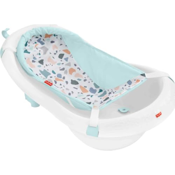 Fisher-Price 4-in-1 Baby to Toddler Bath Tub with Toys & Support