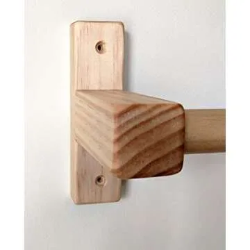 Montessori Wooden Pull Up Bar for Infants - Solid Wood