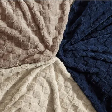 Cozy Bedsure Light Taupe Throw Blanket for All