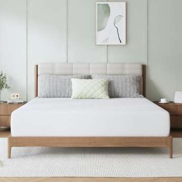 Novilla Twin Size Mattress - 10 Inch Memory Foam for Breathable Comfort & Pressure Relief