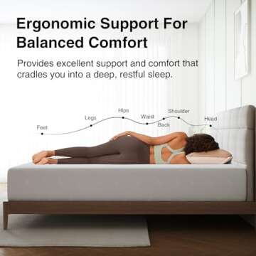 Novilla Twin Memory Foam Mattress for Ultimate Comfort