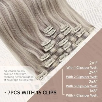 Sunny Hair Clip in Extensions for Natural Volume & Comfort