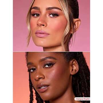 SHEGLAM Color Bloom Liquid Blush Makeup for Cheeks Matte Finish - Swipe Right