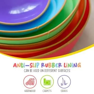 Balance Stepping Stones for Kids | Vibrant 6pc Set