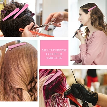 YISSION 12 PCS Matte Hair Clips - No Crease and Stylish