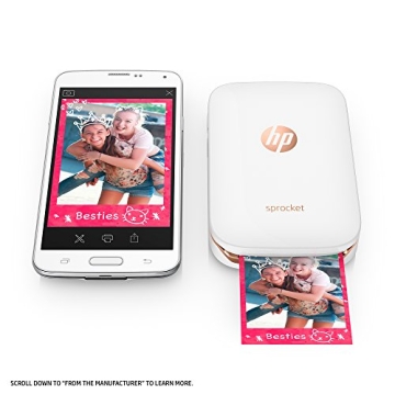 HP Sprocket Photo Printer - Instant 2x3" Prints Anywhere