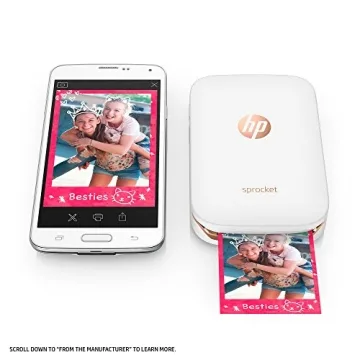 HP Sprocket Photo Printer - Instant 2x3" Prints Anywhere