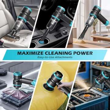 Portable Handheld Car Vacuum with 15000PA Suction