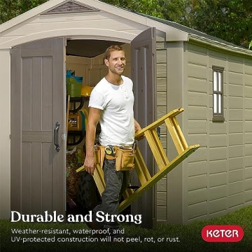 Keter Factor 8x11 Ft All-Weather Outdoor Storage Shed