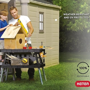 Keter Factor 8x11 Ft All-Weather Outdoor Storage Shed