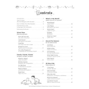 My First Bilingual Little Readers: Level A: 25 Reproducible Mini-Books in English and Spanish That G...