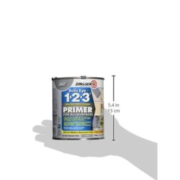 Zinsser Bulls Eye 1-2-3 All Surface Primer Quart Gray