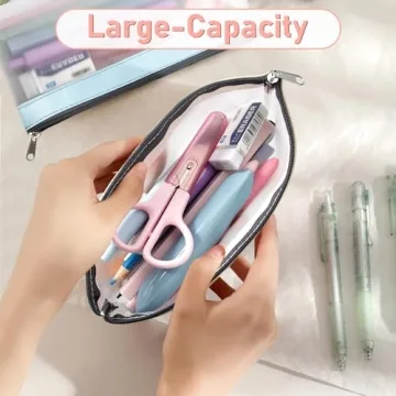 Timart Clear Pencil Pouch Set - Organize with Style