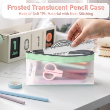Timart Clear Pencil Pouch Set - Organize with Style