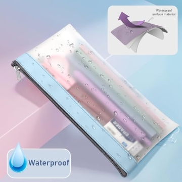 Timart Clear Pencil Pouch Set - Organize with Style