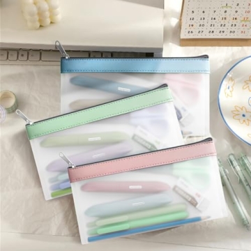 Timart Clear Pencil Pouch Set - Organize with Style