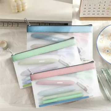 Timart Clear Pencil Pouch Set - Organize with Style